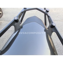 Tail in carbon fiber for Ducati Multistrada 1200 2010-2014 with transparent paint gloss or matt