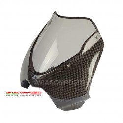 Windshield in Carbon fiber for Ducati Monster S4RS-S4R-S4-S2R-1000ie-900ie-800ie-750ie-695ie-620ie-400ie - Years 2000-2008