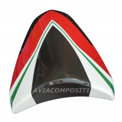 Codino per Multistrada 1200 2010-2014 in Carbonio con verniciatura tricolore