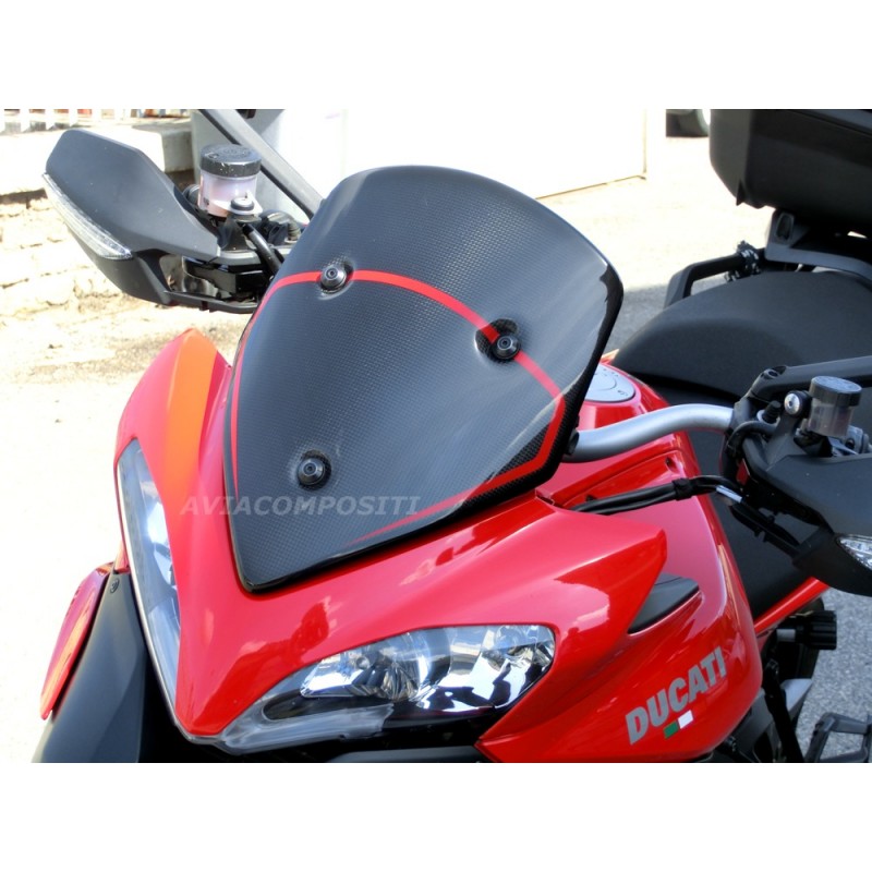 Windshield for Ducati Multistrada 1200  Pikes Peak type - Years 2010-2012