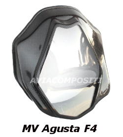 Carbon headlight for MV Agusta F4