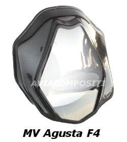 Carbon headlight for MV Agusta F4