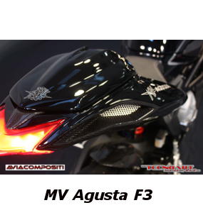 Tail in carbon fiber for MV Agusta F3