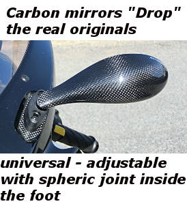 Carbon fiber mirrors